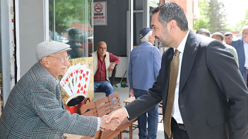 BAŞKAN ŞERİFOĞULLARI, ZİYARETLERİNE DEVAM EDİYOR
