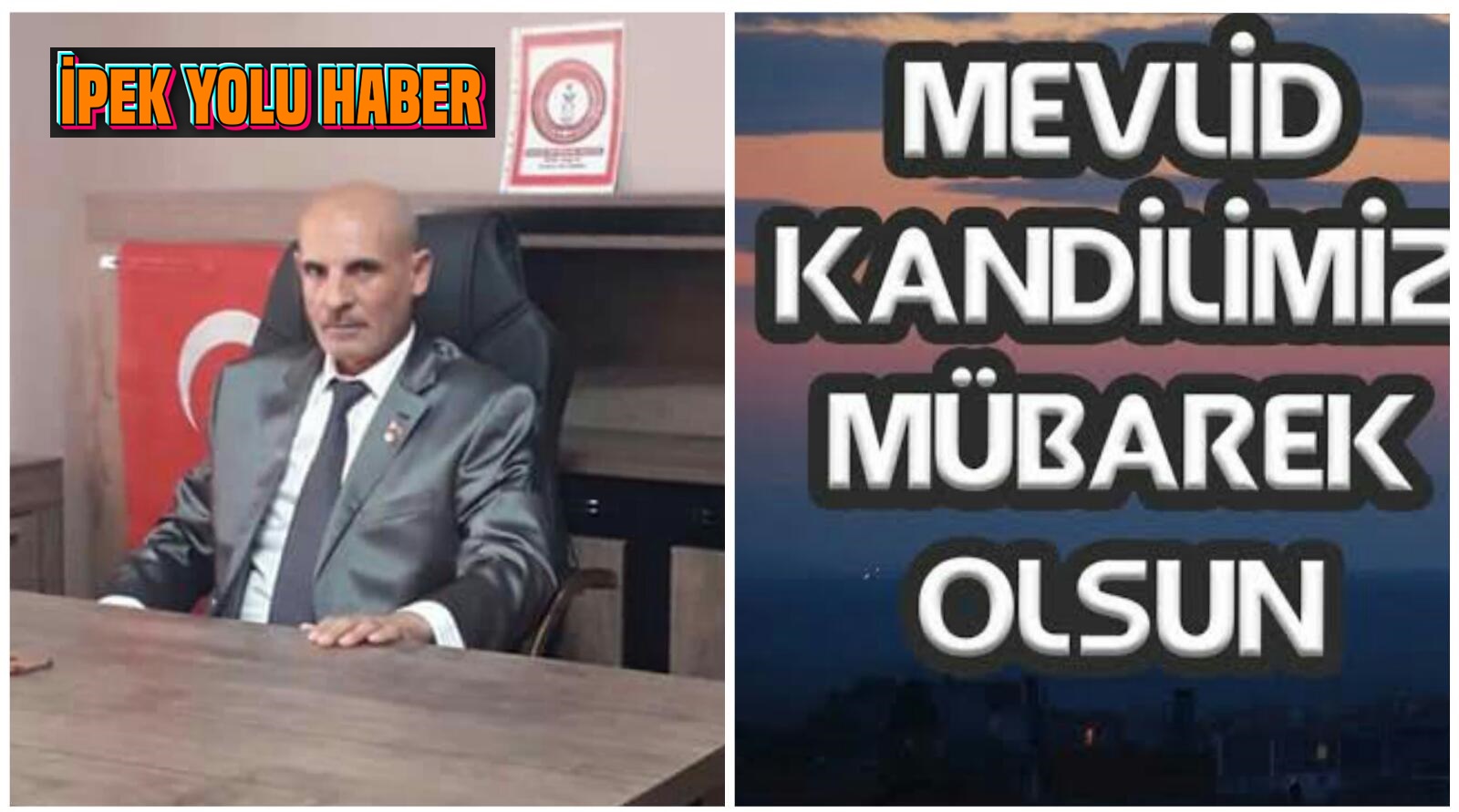 VATAN SEVERLER PARTİSİ GENEL BAŞKAN YILMAZ GÜLÜMSER  MEVLİD KANDİLİ MESAJI