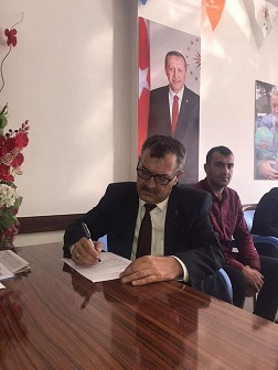 HACI KARAMAN AKP DEN ARABAN BELEDİYE BASKANLIĞI İÇİN ADAYLIK BAŞVURUSUNU YAPTI