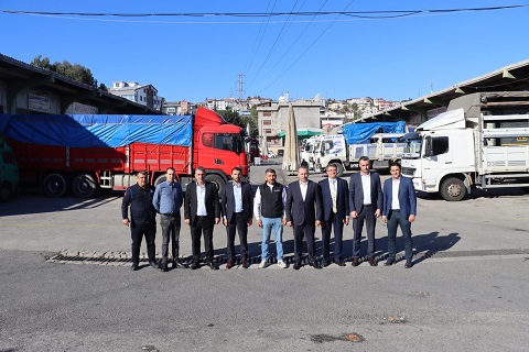 BAŞKAN VEKİLİ TUTUK’DAN HAL HATIR ZİYARETİ
