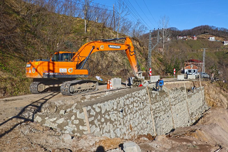 ORDU DA 30 KM’LİK GRUP YOLU KORUMAYA ALINIYOR