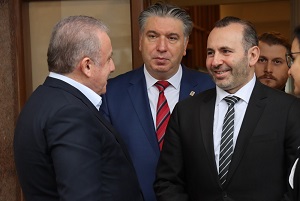 BAŞKAN TUTUK, ÖNCEKİ DÖNEM MECLİS BAŞKANI ŞENTOP’U AĞIRLADI