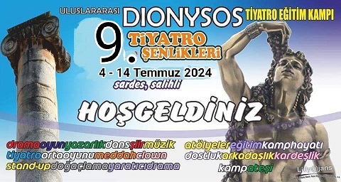 SALİHLİ SARDES 9. ULUSLARARASI DİONYSOS TİYATRO ŞENLİĞİ  VE TİYATRO EĞİTİM KAMPI  REKOR KIRIYOR!