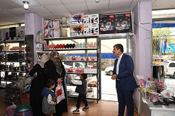  MUŞ BELEDİYESİ BAŞKANI ASYA, ESKİ ACİL YOLUNDAKİ İŞLETMELERİ ZİYARET ETTİ
