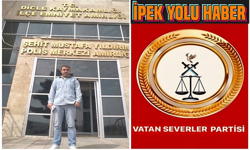 VATAN SEVERLER PARTİSİ DİYARBAKIR İLİ  DİCLE İLÇE BAŞKANI AHMET NİLÜFER  YARGITAY’DAN  ONAYLANDI