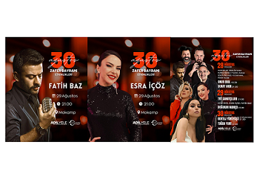 ÇİFTLİKKÖY ZAFER BAYRAMINI KONSERLERLE KUTLAYACAK