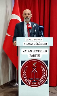 VSP PARTİSİ GENEL BAŞKANI YILMAZ GÜLÜMSER&rsquo;DEN 12 ŞEHİT ASKER İÇİN TAZİYE MESAJI.