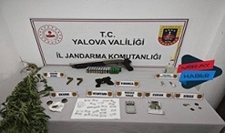 YALOVA ÇİFLİKKÖY DE SİLAH BAKIM ATÖLYESİNE BASKIN