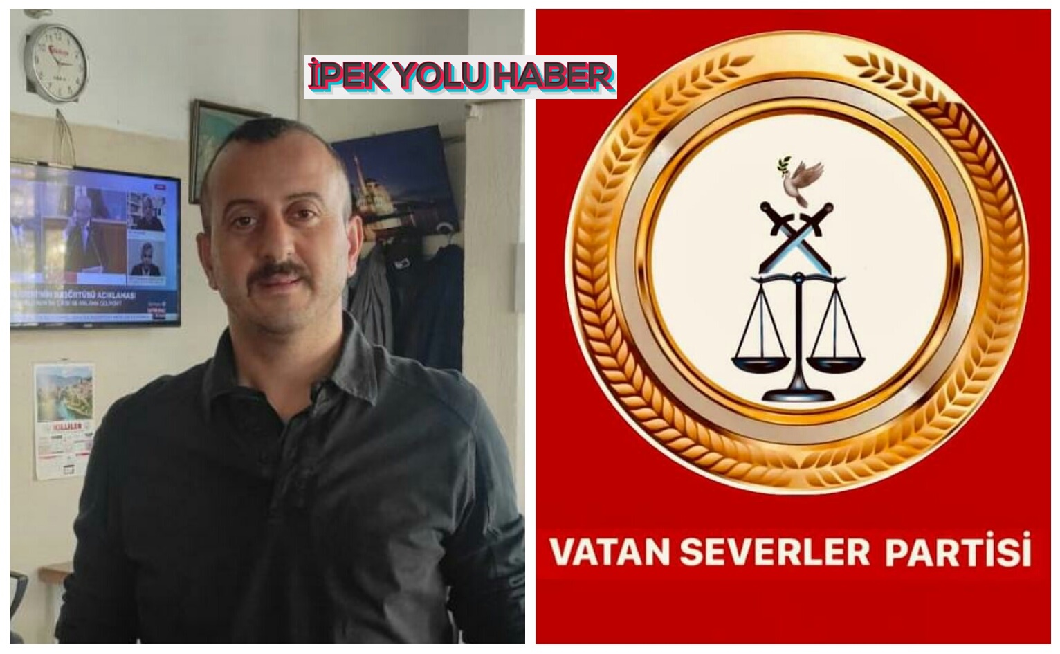 VATAN SEVERLER PARTİSİ BURSA İLİ YILDIRIM İLÇE  BAŞKANI KADİR ERCAN ATANDI.