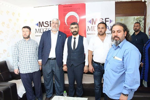 MÜZSAN'a HÜDAPAR'dan sürpriz ziyaret