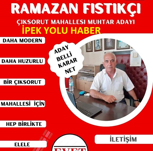 RAMAZAN FISTIKÇI’DAN RAMAZAN AYI MESAJI