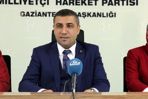 Gaziantep MHP  il başkanından  Kudüs Desteği