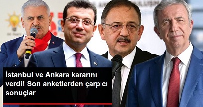 İstanbul ve Ankara Kararını Verdi! İşte Son Anketlerden Çarpıcı Sonuçlar
