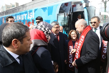 ERDOĞAN: ANTEP'TEN ŞANINA ÜNÜNE YAKIŞIR BİR REKOR BEKLİYORUM