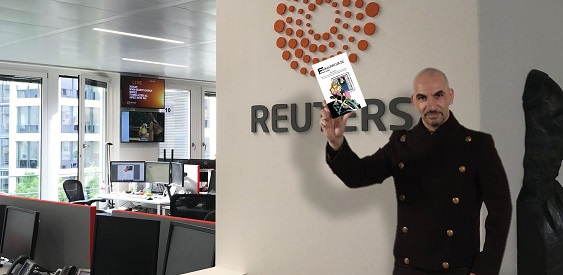 Ünlü yazar ilk röportajını Reuters’a verecek