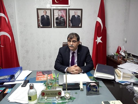BAŞKAN AZİZ YÜCEL ACI GÜNÜ