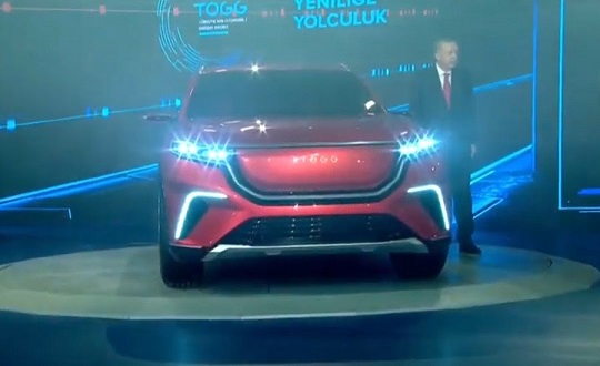 TÜRKİYE’NİN YERLİ OTOMOBİLİ  TANITILDI