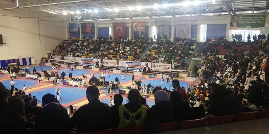 BÜYÜKŞEHİR, TÜRKİYE AÇIK TAEKWANDO TURNUVASI KOLLARI SIVADI