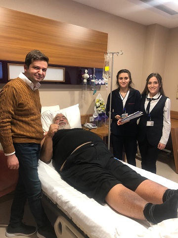 Kesen Sağlığına kavuşuyor