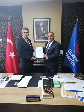 Ülkem Partisi Adana İl Başkanlığı  basın açıklaması