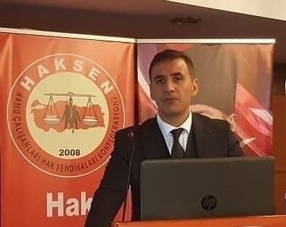 Haber Hak-Sen Genel Başkanı Yılmaz Kaya basın açıklaması yaptı