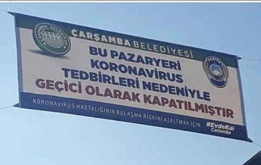 ÇARŞAMBADA SEMT PAZARLARI KAPATILDI