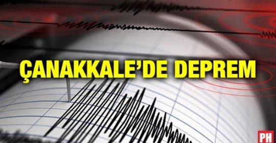 Çanakkale Ayvacık’ta  deprem 