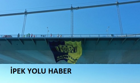 BOĞAZKÖPRÜLERİNDE ANKARAGÜCÜ BAYRAKLARI ASILDI