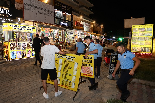 AKSU’DA DİLENCİ, SEYYAR SATICI VE KALDIRIM İŞGALİ DENETİMİ