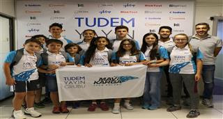 Tudem Yayın Grubu triatlon sporunun genç yeteneklerini ağırladı