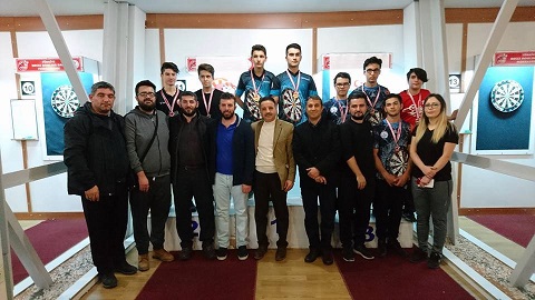  BAFRALI  RAHİM EFE YÜKSEL  DART ŞAMPİYONASI' NDA TÜRKİYE 2. Sİ
