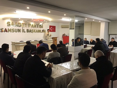 SAADET GENÇLİK KOLLARI' NDAN TEKNOLOJİ BAĞIMLILIĞI KONFERANSI