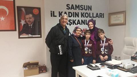 BAFRALI ÖZEL SPORCULAR SAMSUN AK PARTİ İL BAŞKANLIĞI' NDA