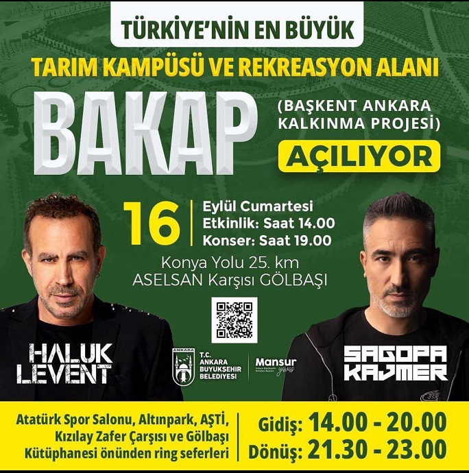 Ankara büyük şehir belediyesi  Geleceğe armağanımız “Başkent Ankara Kalkınma Projesi “ ni gururla sunarız