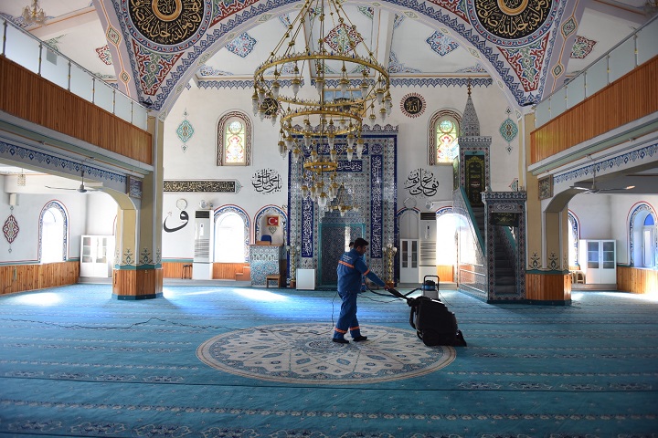  YILDIRIM’DA CAMİLERE RAMAZAN TEMİZLİĞİ