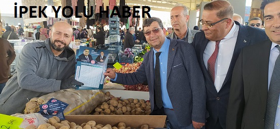 DP PARTİ OĞUZELİ  BELEDİYE BAŞKAN ADAYI SÜLEYMAN MERCAN ESNAFI ZİYARET EDEREK DERTLERİNİ DİNLEDİ