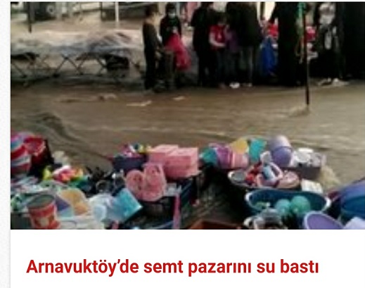  PAZAR YERİNİ SU BASTI