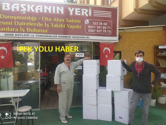 KENAN ÖZTÜRK TEN  SİVEREK  DE BULUNAN TÜRKMENLERİMİZE GIDA YARDIMI PAKETİ YOLLADI.