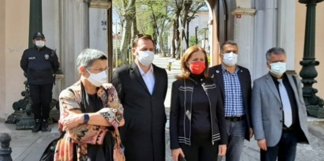 DİKS BAŞKANI ÇERKEZOĞLU 1 MAYIS İÇİNE İSTANBUL VALİSİ İLE GÖRÜŞTÜ.