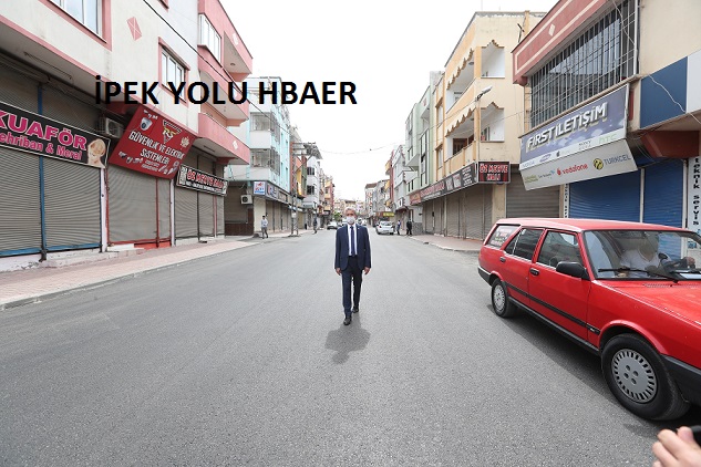 BAŞKAN TAHMAZOĞLU ASFALT ÇALIŞMALARINI İNCELEDİ