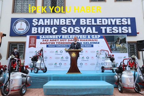 ŞAHİNBEY BELEDİYESİ’NDEN HAYVAN YETİŞTİRİCİLERİNE 242 ADET SÜT SAĞIM MAKİNASI