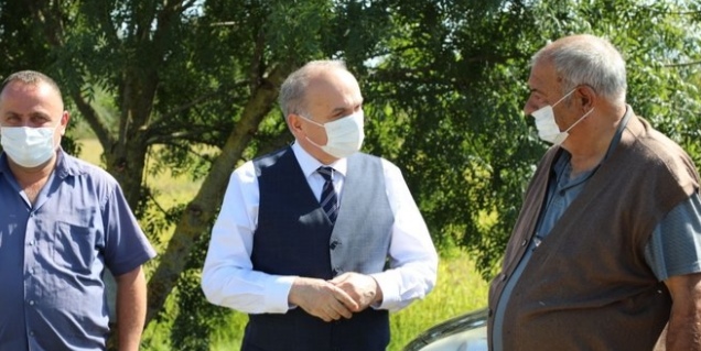 DÜZCE’DE KONURALP PİRİNCİNDE HASAT ZAMANI.