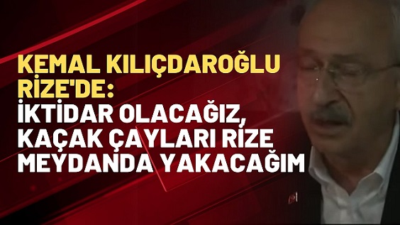 CHP LİDERİ KILIÇDAROĞLU, RİZE’DE MUHTARLAR VE STK TEMSİLCİLERİ BULUŞMASINDA KONUŞTU