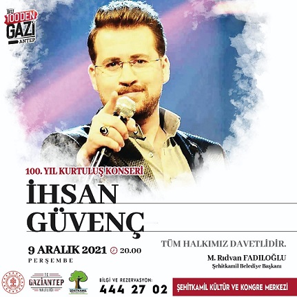 25 ARALIK, GAZİANTEP’TE DOLU DOLU YAŞANACAK