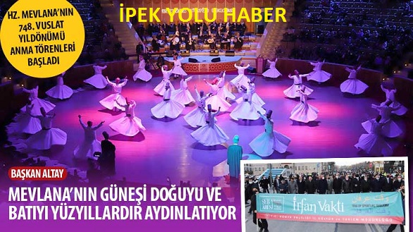 Başkan Altay: “Mevlana’nın Güneşi Doğuyu ve Batıyı Yüzyıllardır Aydınlatıyor”