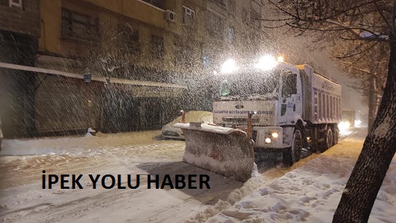 BÜYÜKŞEHİR KARLA MÜCADELEYİ ARALIKSIZ SÜRDÜRDÜ