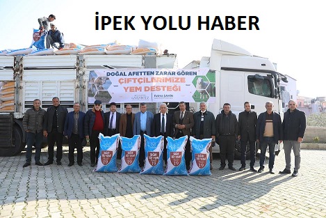 HAYVAN YETİŞTİRİCİLERİNE YÜZDE 100 HİBEYLE 375 TON YEM DESTEĞİ!