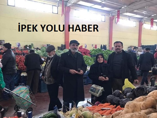 VATAN SEVERLER PARTİSİ GENEL BAŞKAN YILMAZ GÜLÜMSER  ESNAF HALKINI ZİYARET ETTİ.