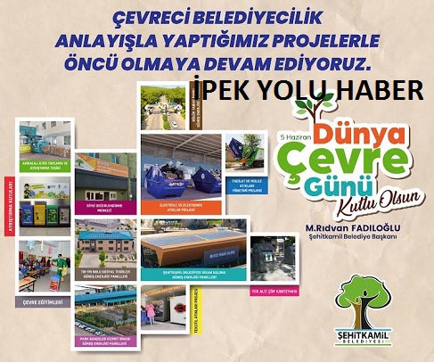 BAŞKAN FADILOĞLU’NDAN 5 HAZİRAN DÜNYA ÇEVRE GÜNÜ MESAJI