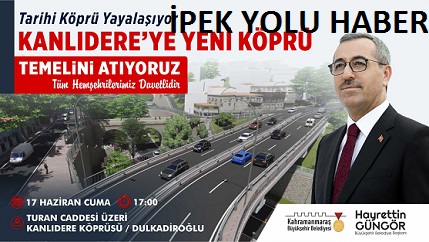 Kanlıdere’ye Yeni Köprü